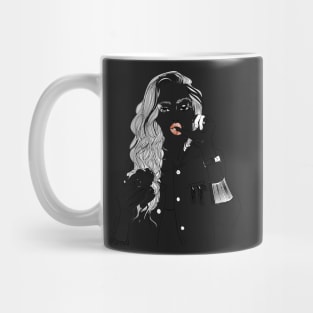 Portrait Young woman Mug